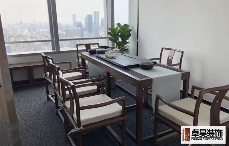 健康產(chǎn)業(yè)企業(yè)辦公室裝修效果茶室
