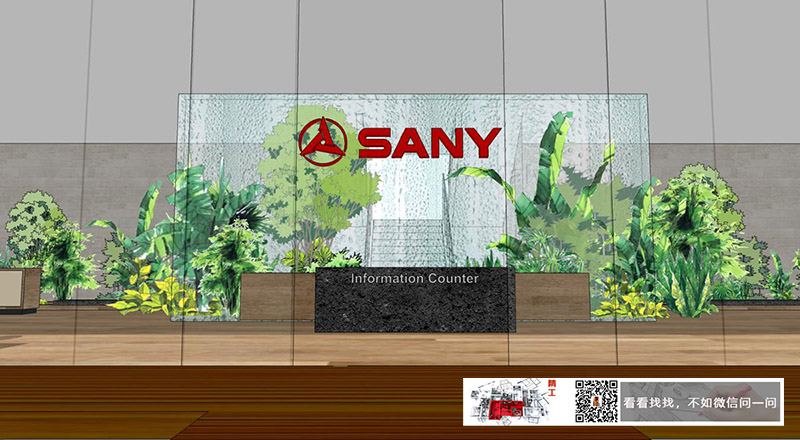 湖南三一工程機械企業(yè)展廳裝修設(shè)計入門
