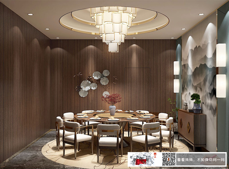 員工食堂餐廳裝修設計效果4