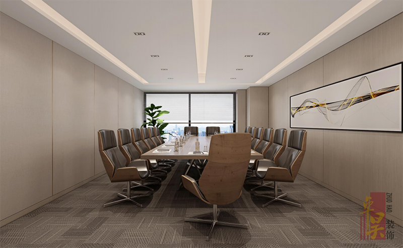 振添光學(xué)｜玻璃高科技企業(yè)辦公室裝修會(huì)議室