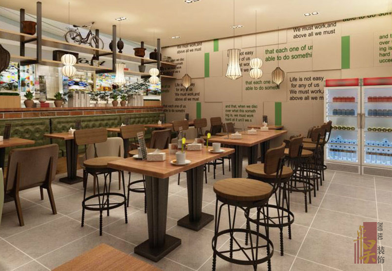茶餐廳店裝修設(shè)計(jì)效果4