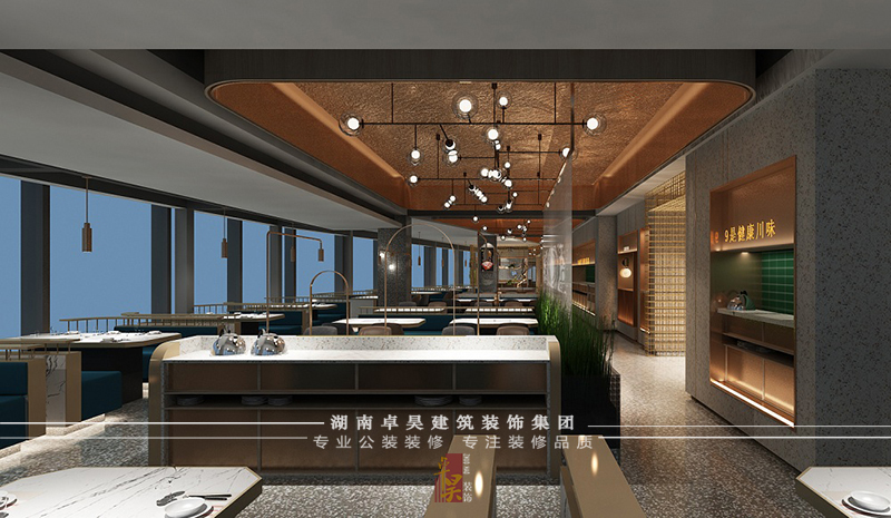 火鍋小店裝修設(shè)計(jì)效果13
