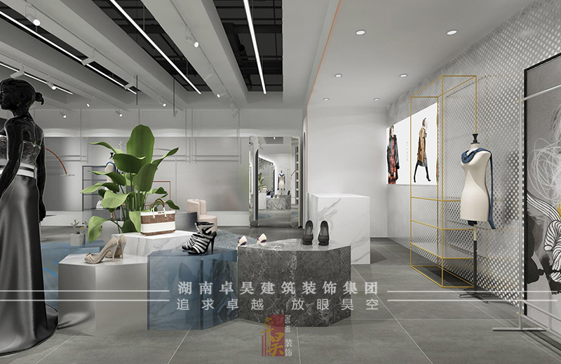 女裝專賣店裝修設(shè)計(jì)效果4